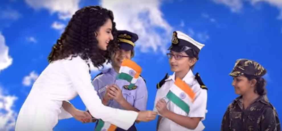 Kangana Ranaut show the patriotism, music video viral