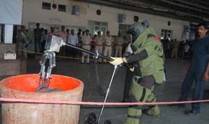 Suspected bomb resembled the turmoil at the junction
