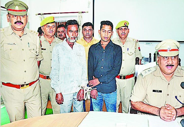 Police arrested the two robbers 