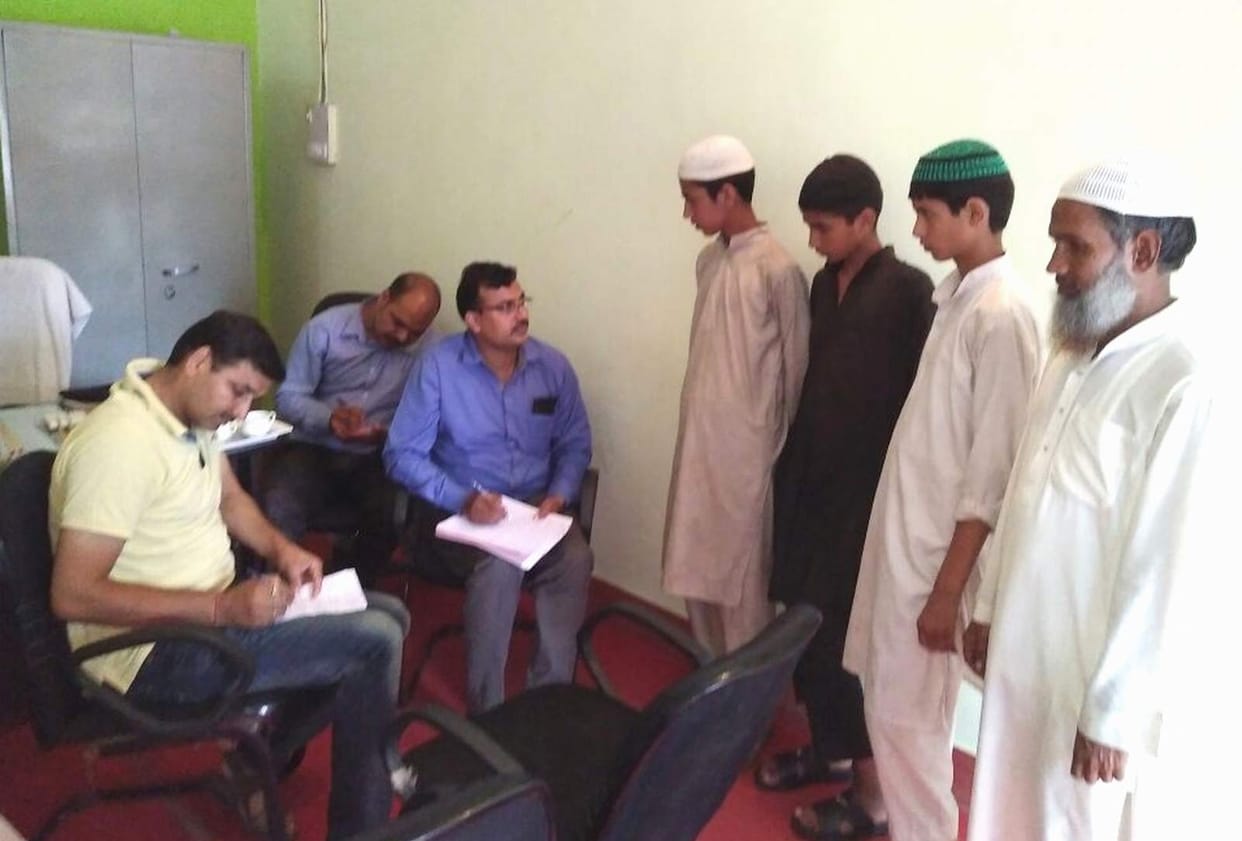 Teen begging met Jammu and Kashmir