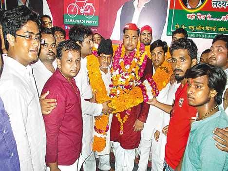 Samajwadi Chhatra Sabha state secretary welcomed