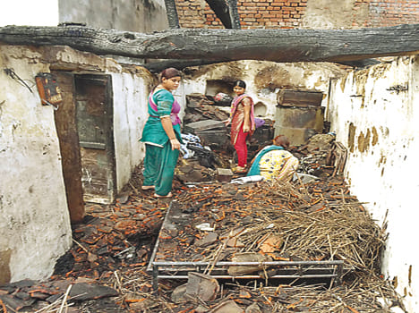 Millions of home goods in the fire ash