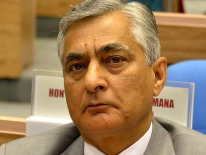 Heard PM's speech,was hoping there would be something on appointment of judges:CJI 