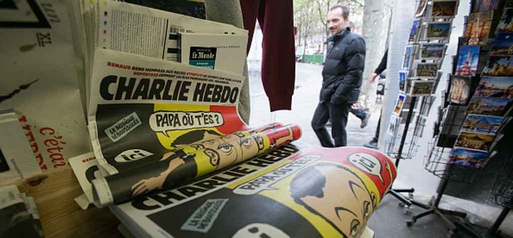 charlie hebdo published images of naked muslims and now facing imminent attack