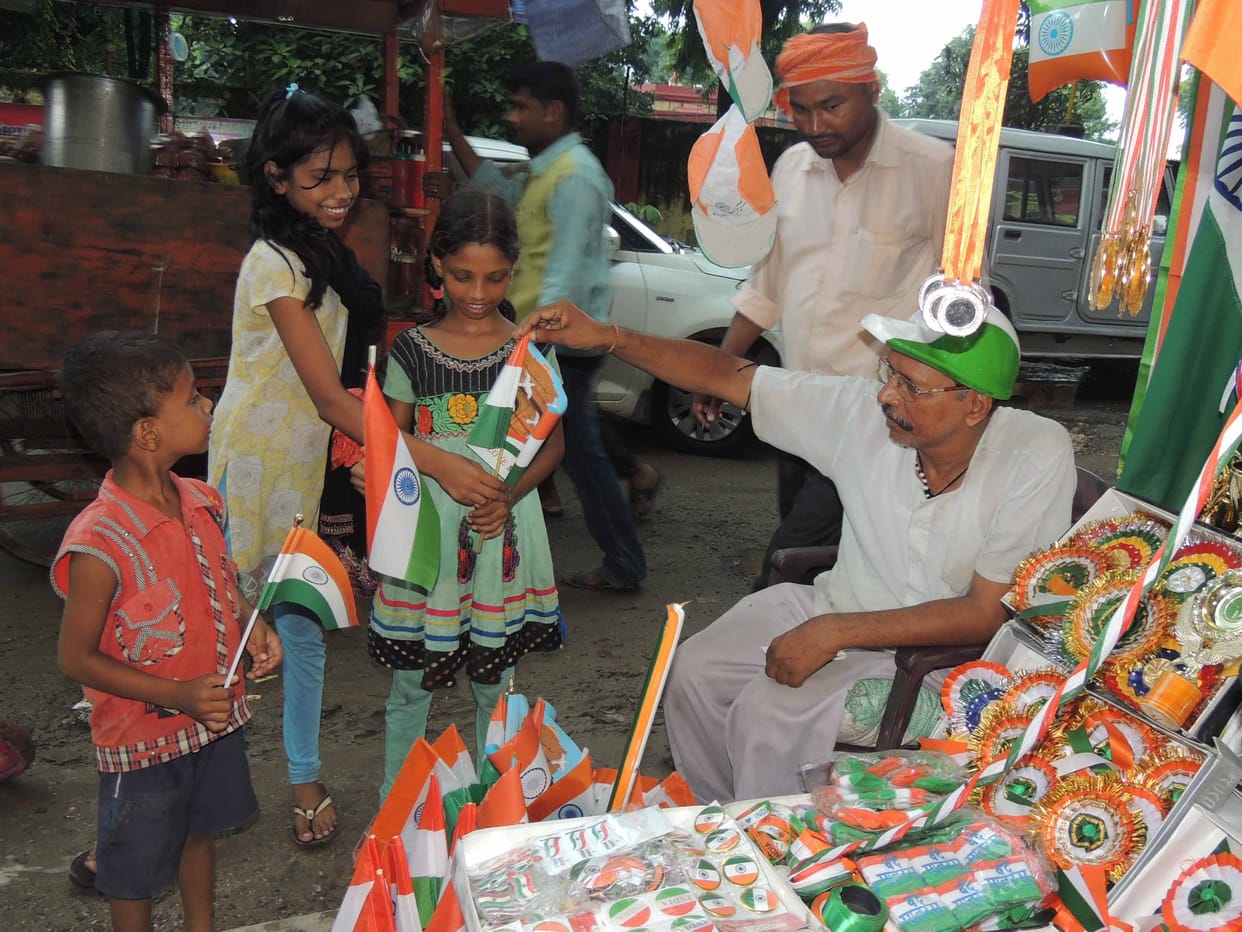 the people enthusim for indipendence day