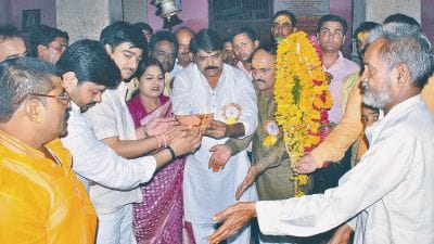 Prithvinath temple: bam bam bhole in agra