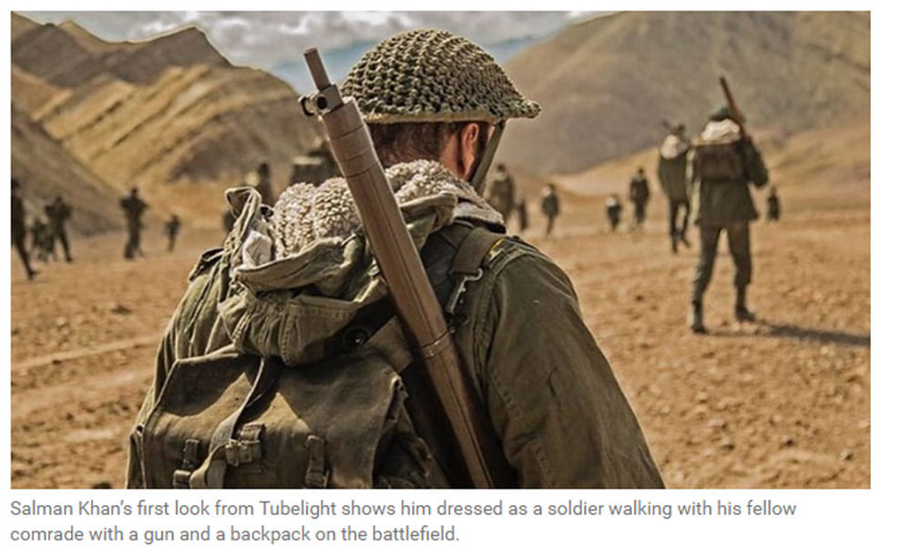 Salman Khan is dressed as a soldier in Kabir Khan’s next