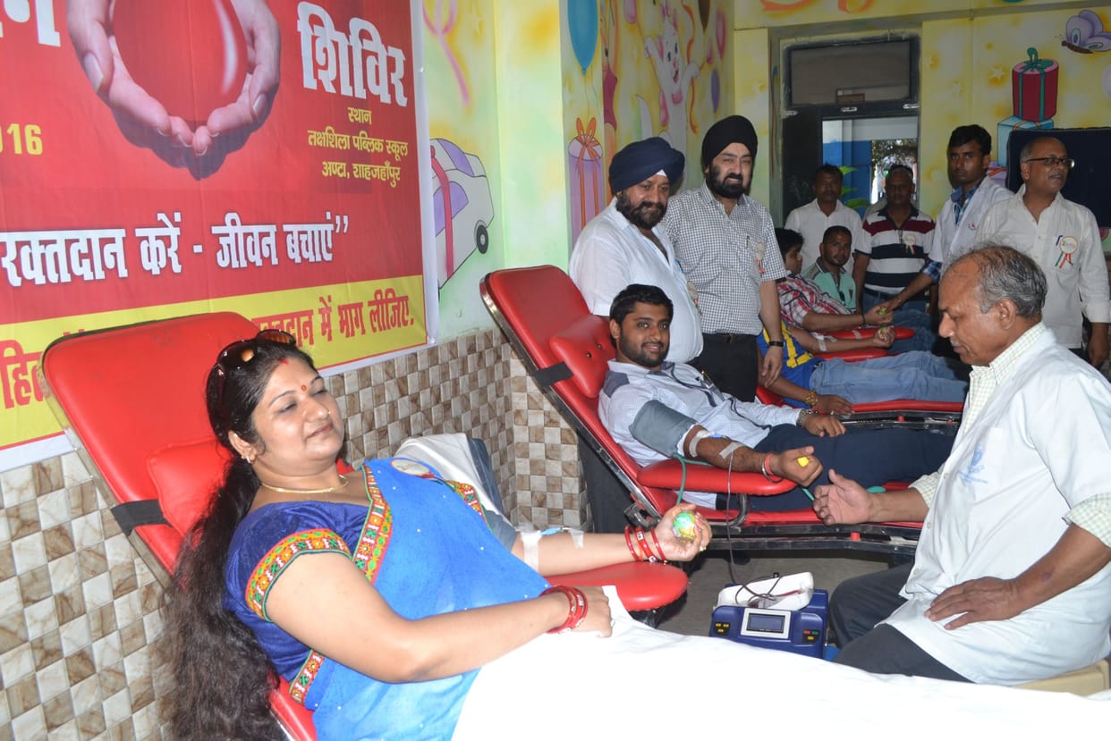 225 units of blood donated Sacrificial deeds accomplished 225 