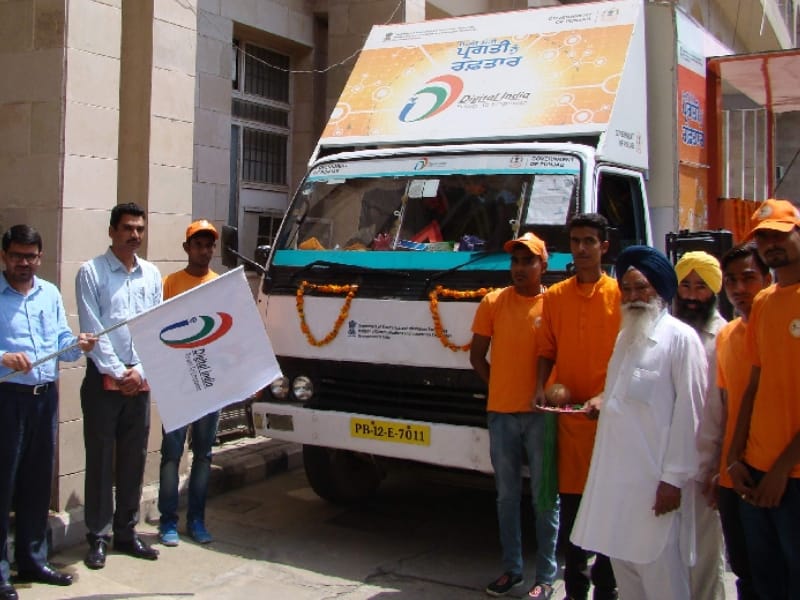 digital india van in patiala, govt schemes, patiala