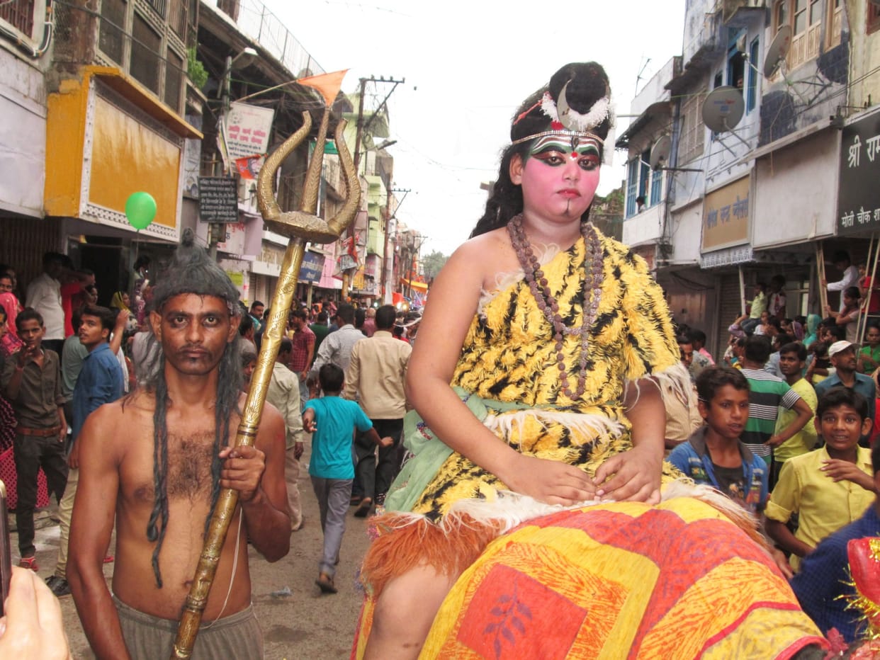 Bhole Baba turned Barati town in procession 