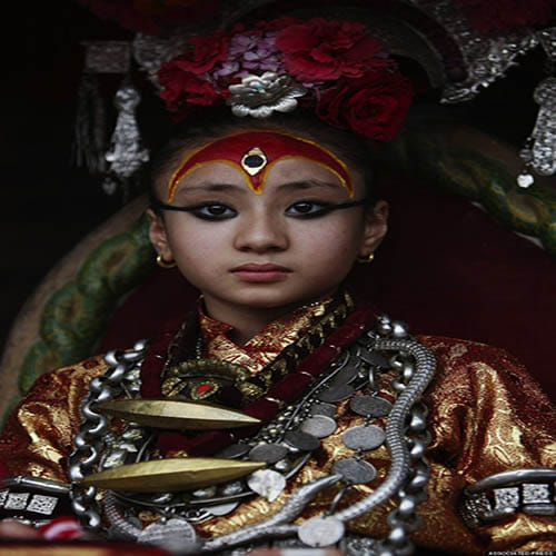 A Real Living Goddess in Nepal