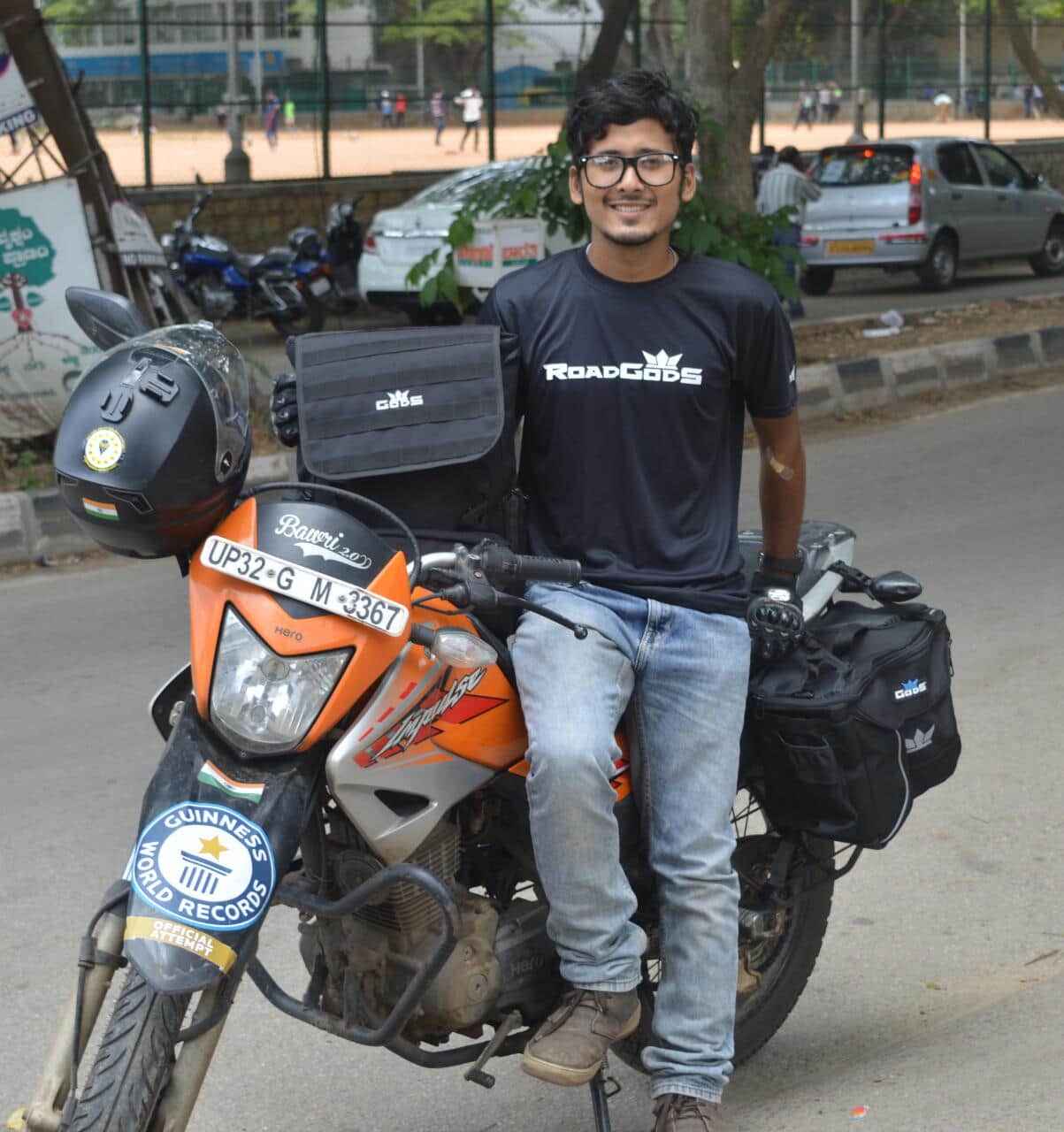 gaurav completes world record in independence day