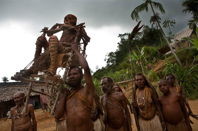 Papua tribal mummified their ancestors
