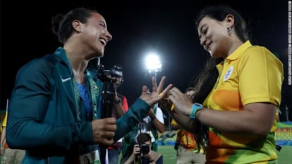 In Rio Olympic A diamond ring after a silver medal