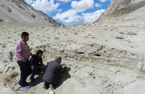 An ancient camping site from 8500 BC discovered near Ladakh