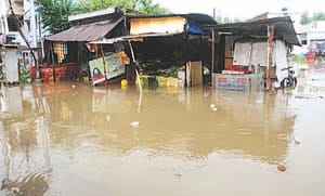 haive rain in city