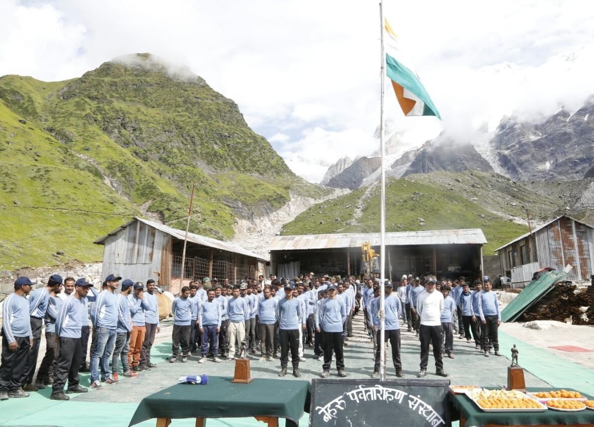 third time independence day celebration in kedarnath dham.