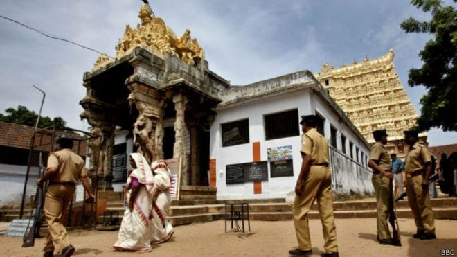 gold pots of padmanabha swamy temple kerla missing