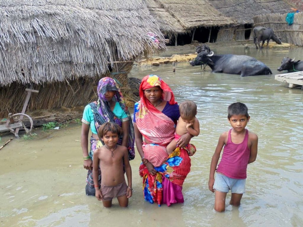 Kyampur village flown away by river