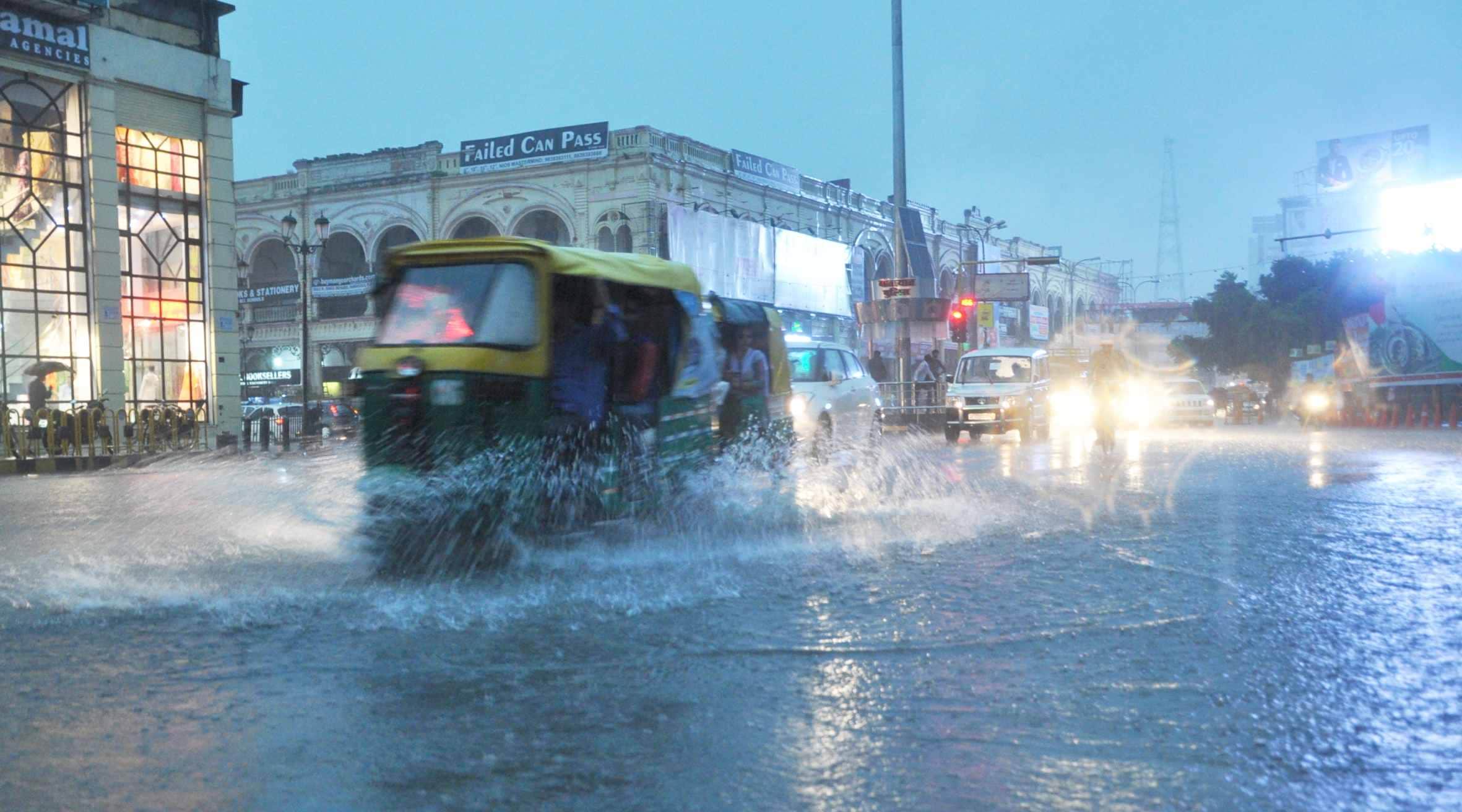 it rained cats and dogs in lucknow