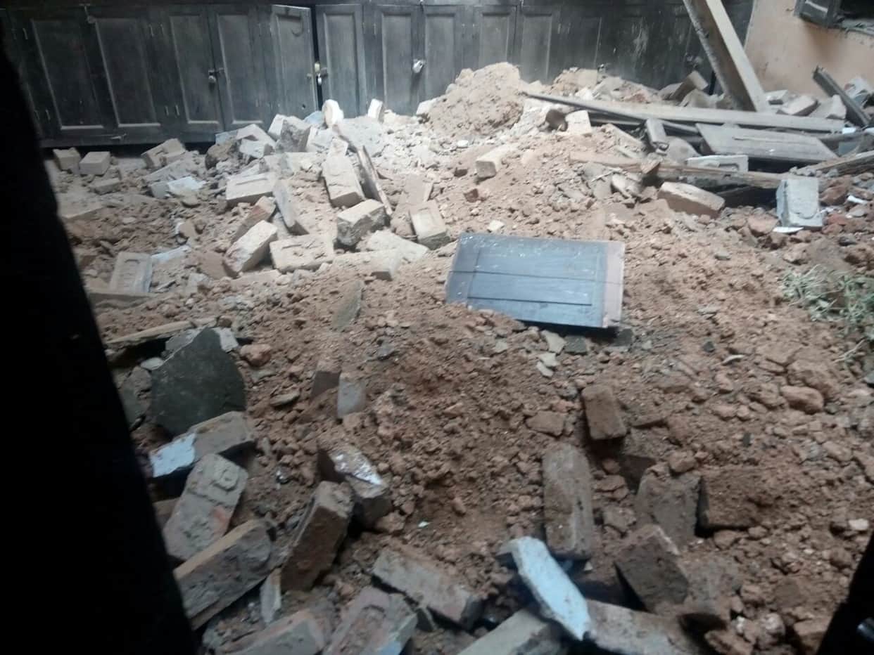 hari chand inter college lucknow roof collapse