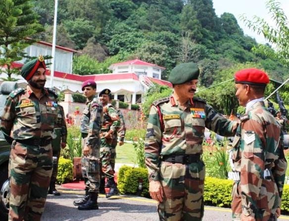 SECURITY REVIEW BY ARMY CHIEF