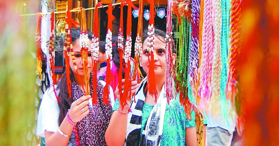 Chinese Rakhis are treanding in chandigarh market