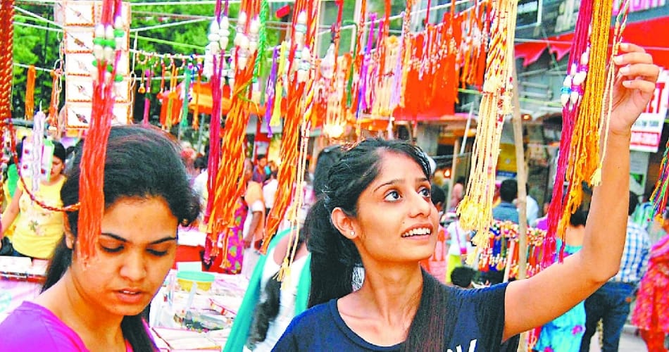 Chinese Rakhis are treanding in chandigarh market