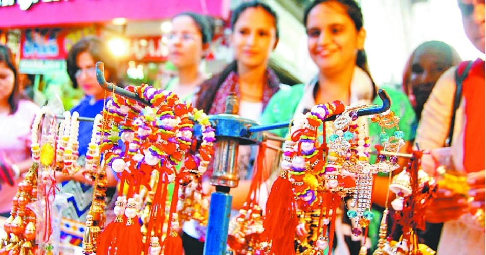 Chinese Rakhis are treanding in chandigarh market