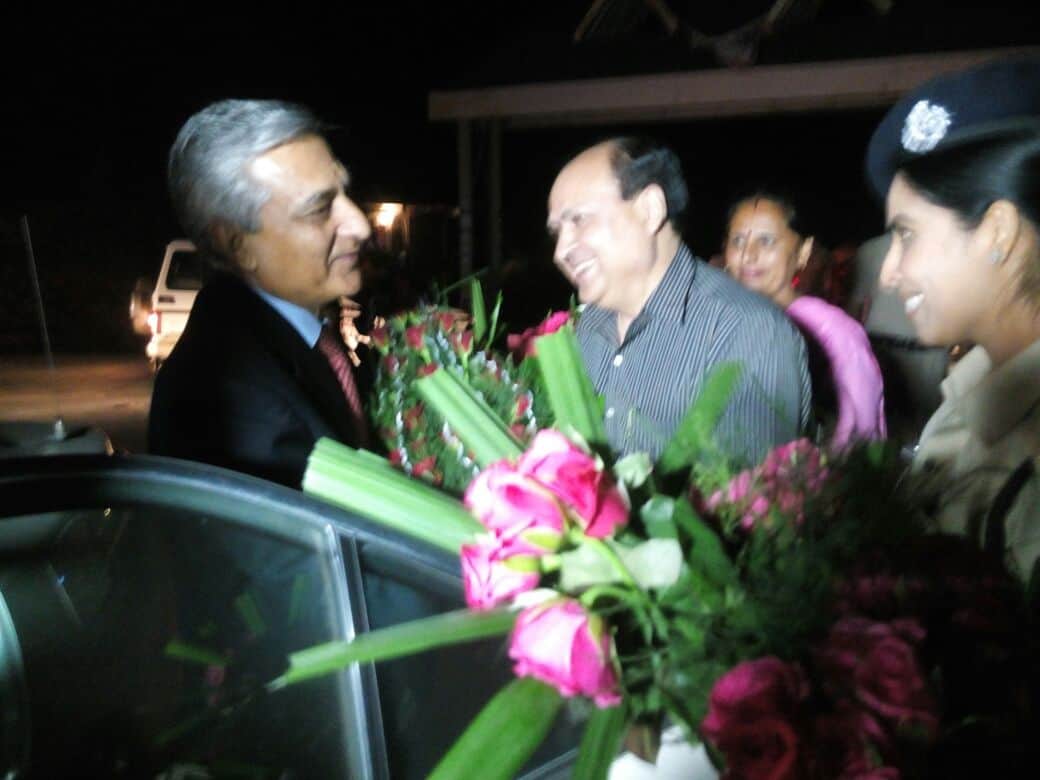 CJI Tirath Singh Thakur on a visit to himachal