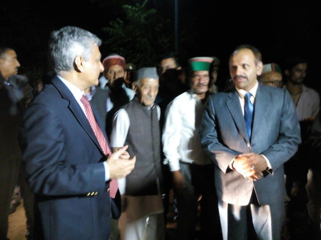 CJI Tirath Singh Thakur on a visit to himachal