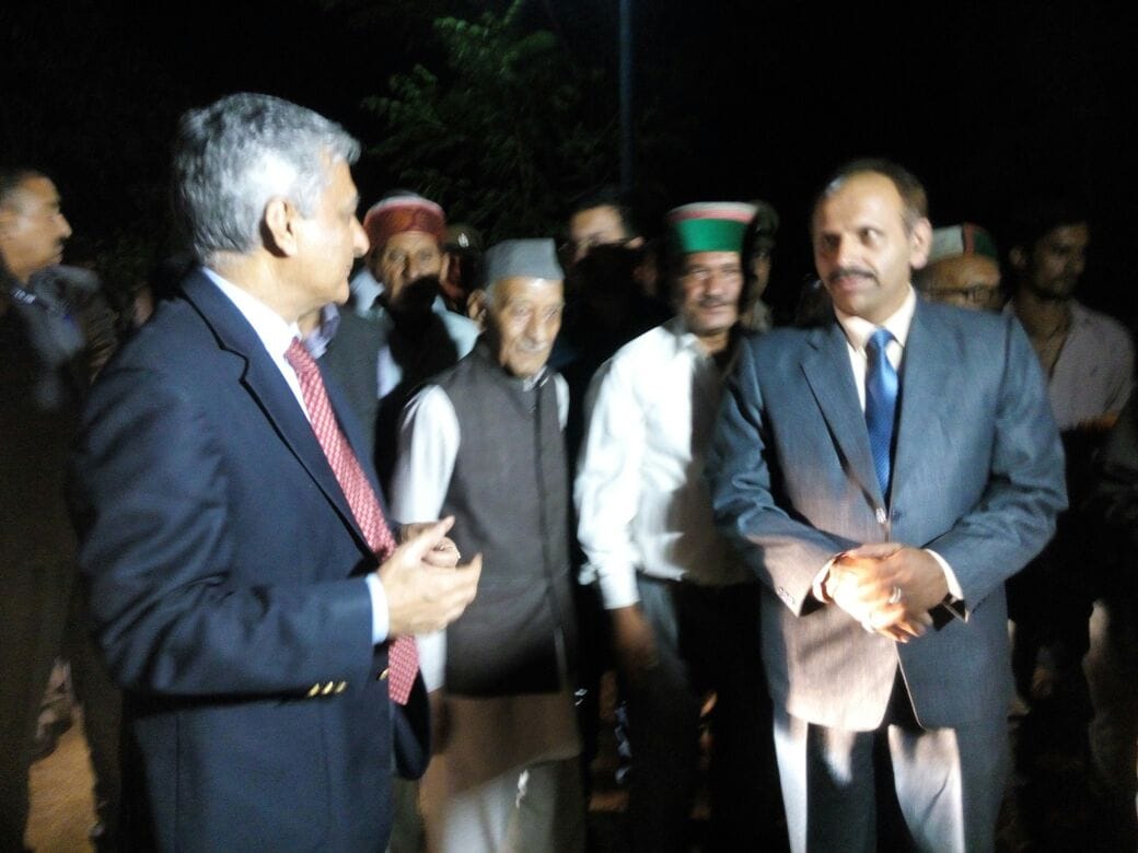 CJI Tirath Singh Thakur on a visit to himachal