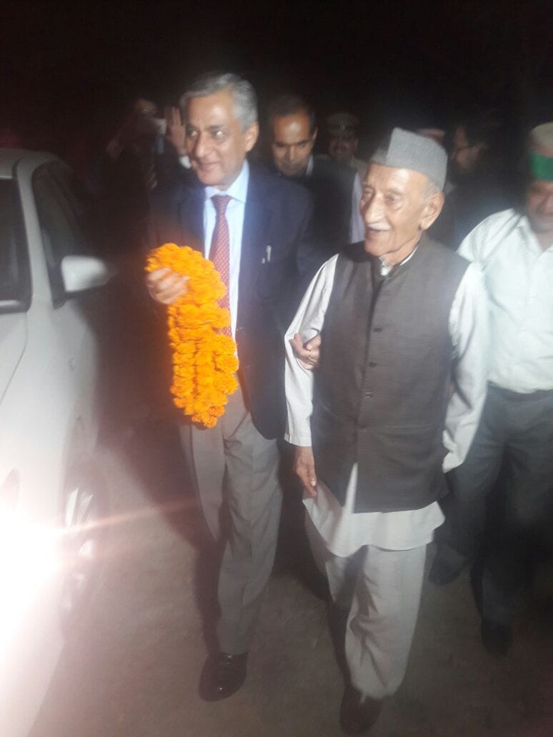 CJI Tirath Singh Thakur on a visit to himachal