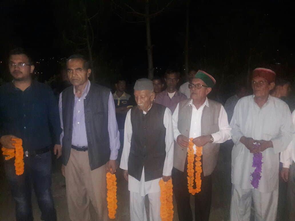 CJI Tirath Singh Thakur on a visit to himachal