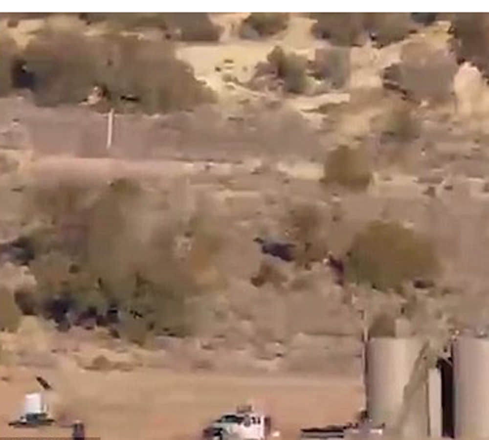 Mysterious man filmed roaming Portuguese desert