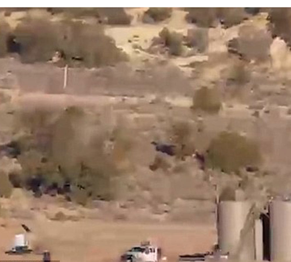Mysterious man filmed roaming Portuguese desert