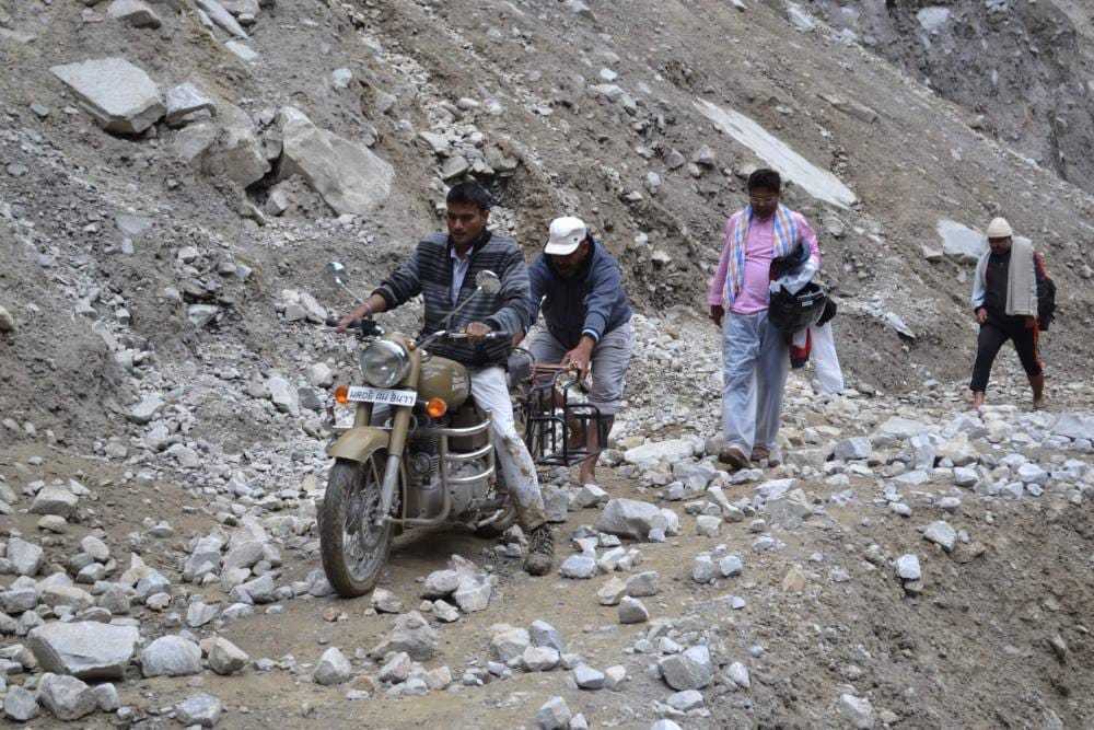 dangerous foot-road of badrinath dham