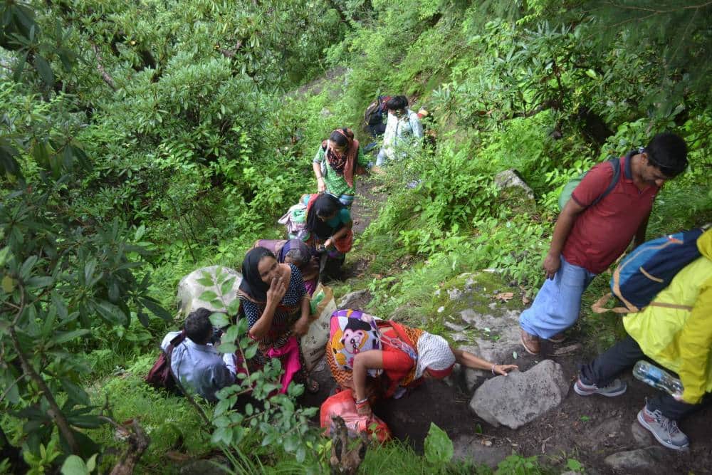 dangerous foot-road of badrinath dham