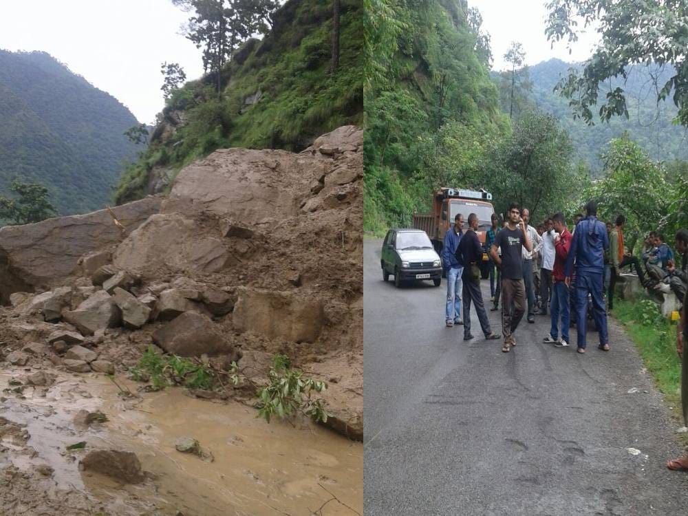 Yamunotri highway closed due to heavy rain
