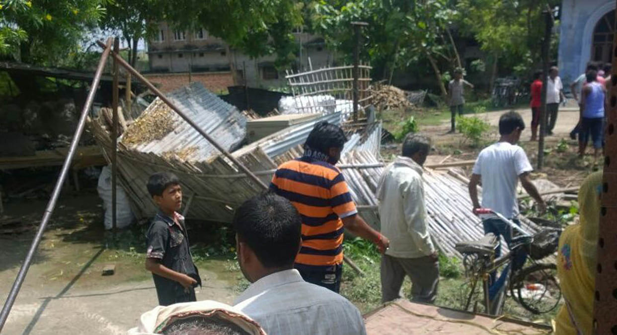 bad element demolished home