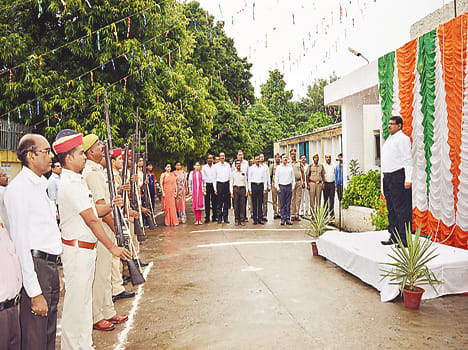 Josh-o-steam ahead with the tricolor unfurled