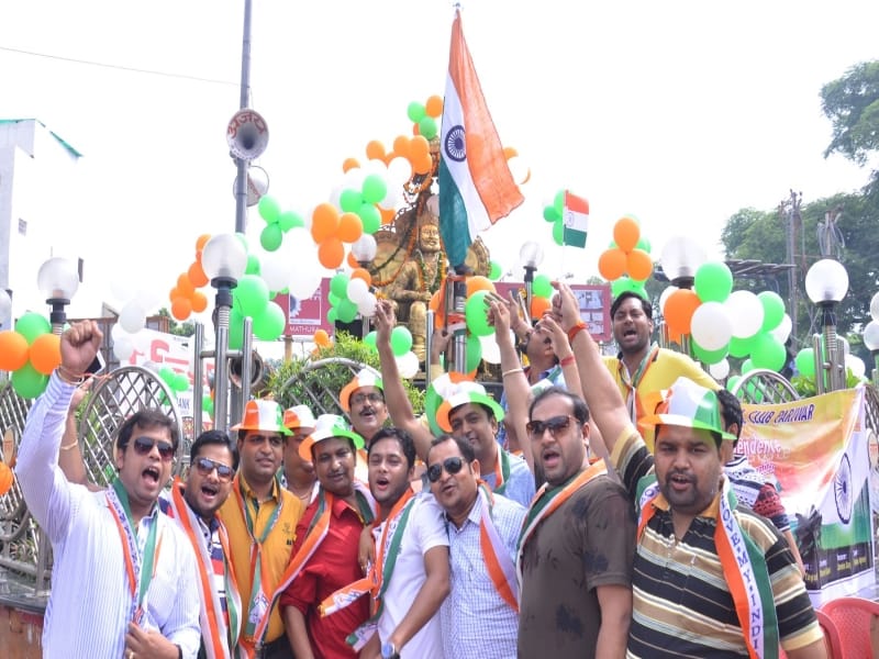 indendence day celebration in mathura