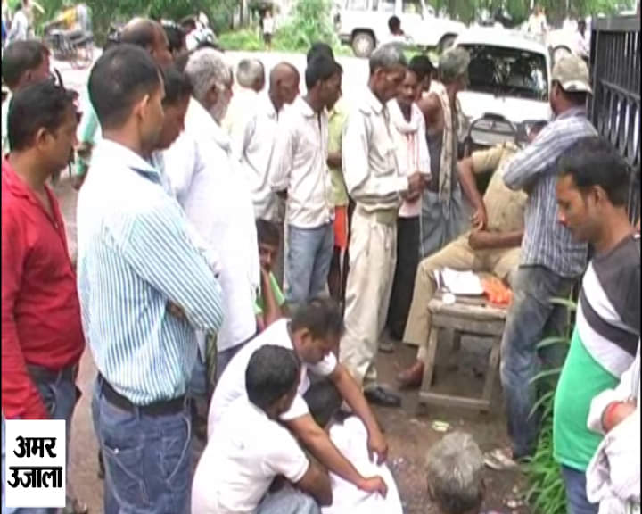 कानपुर में  दीवार गिरी