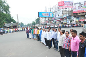 The whole town was coined 'Maa Tujhe Pranam