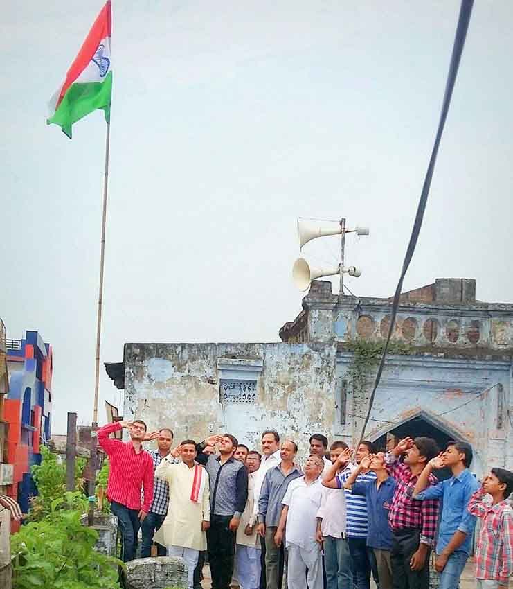 fir at rss leader in rampur