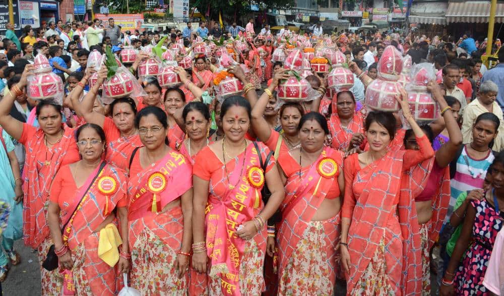religious rally of tapkeshwar maharaj in dehradun