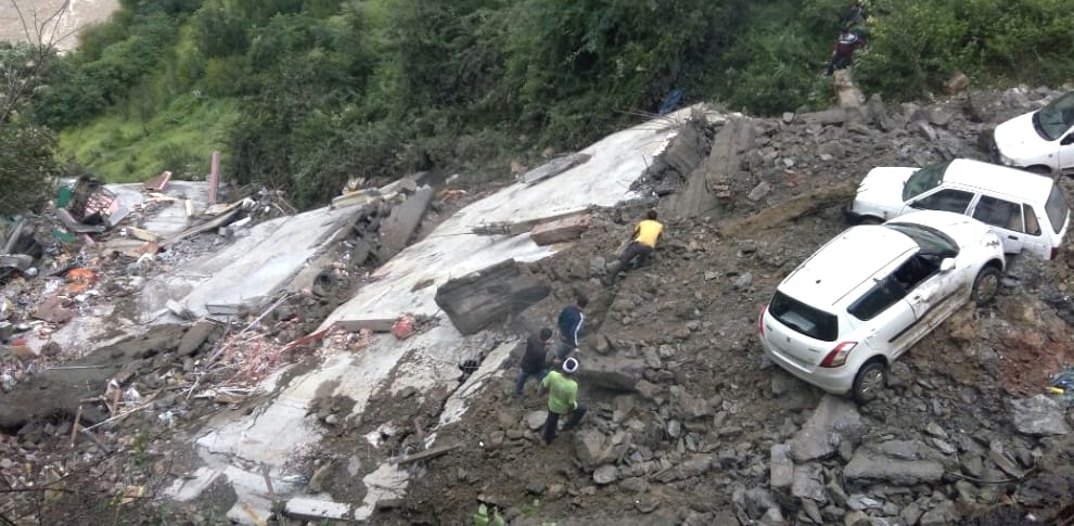 Hatkoti Incident, collapsed building found illegal.