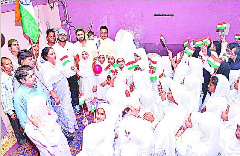 Salute the the flag at madrassas