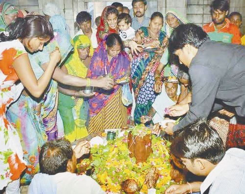 Mahadev Prithvinath aroused was the inundation of faith