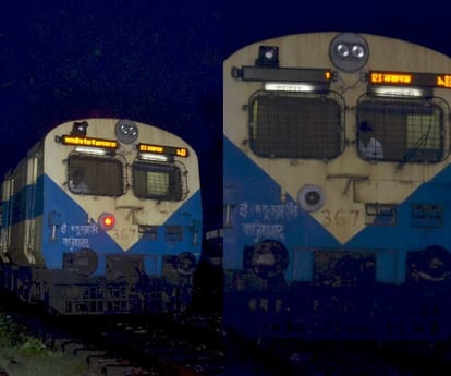 passenger trains on same track due to signal failure